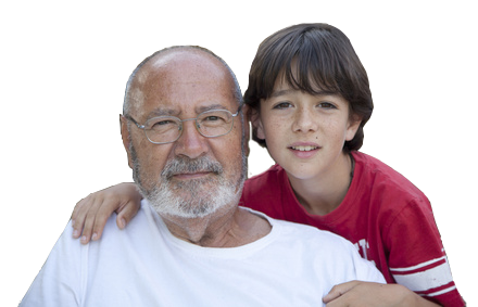 grandfather and grandson